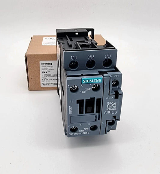Siemens 3RT2028-1BB40 Leistungsschütz AC3e:18,5kW 1S+1Ö DC24V SIRIUS series image