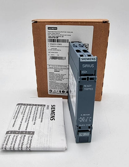 Siemens 3RN2010-1CW30 Thermistor-Motorschutzrelais Kompakt-Auswertegerät AC/DC with packaging and manual