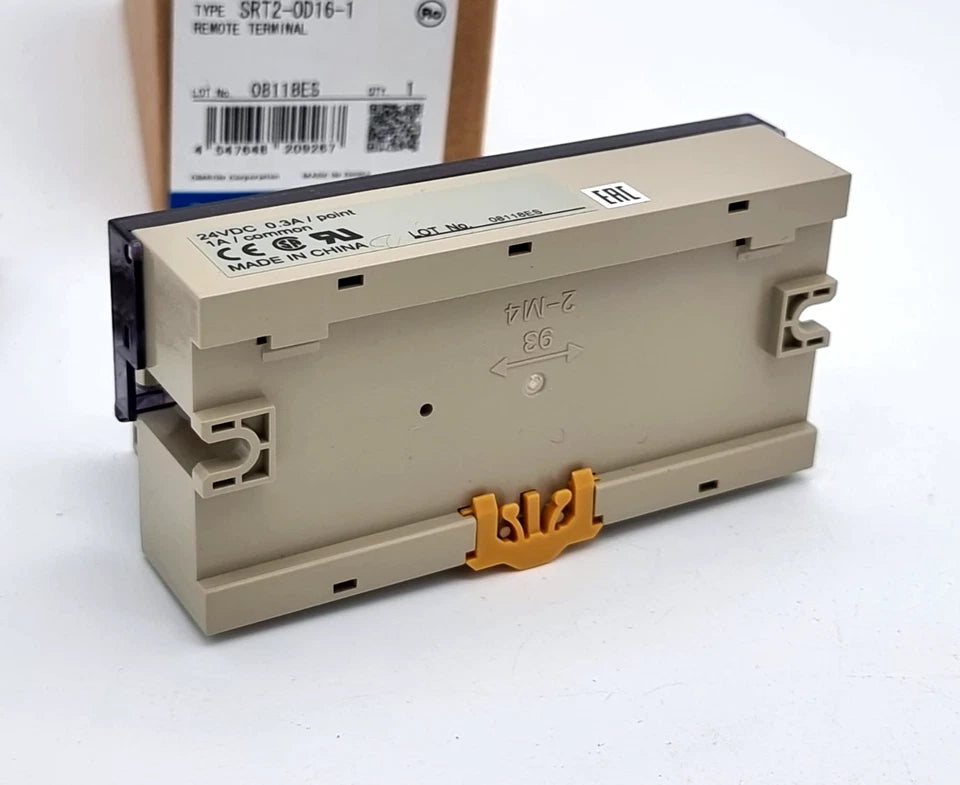 Omron SRT2-OD16-1 Digitalausgangsmodul 16x24VDC, originalverpackt, Rückansicht
