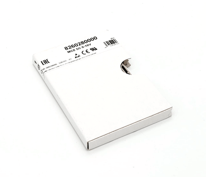 Weidmüller MCZ SC 0-10V Grenzwertüberwachung in packaging, model 8260280000, for temperature and humidity monitoring.