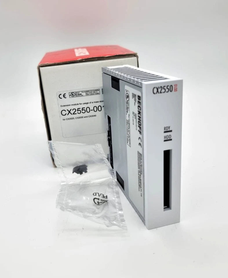 Beckhoff CX2550-0010 Erweiterungsmodul für CX20xx CFast-Einschub in Originalverpackung mit Zubehör
