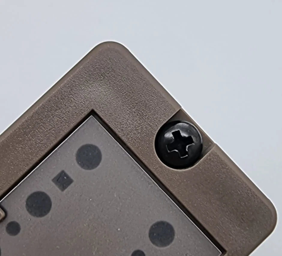 Close-up of Kuhnke 680.440.01 V.24 RS232 Interface Module | 32553 showing corner detail with visible screw.