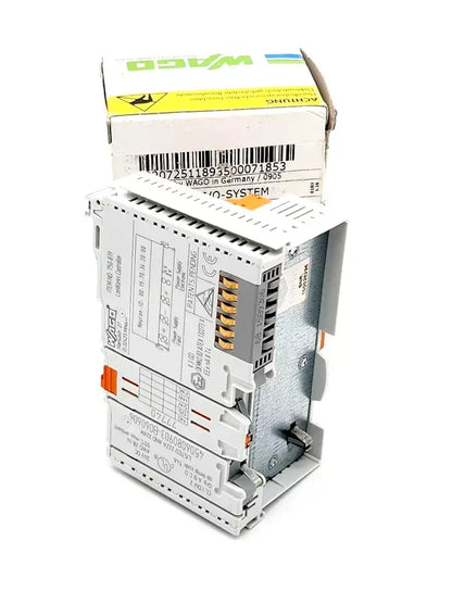 Wago 750-819 Controller LonWorks with packaging, featuring programming languages compliant with IEC 61131-3.
