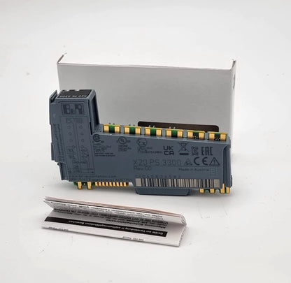 B&R X20PS3300 Netzteilmodul 24 V DC – X20 Power Supply shown with packaging and instructions in new condition