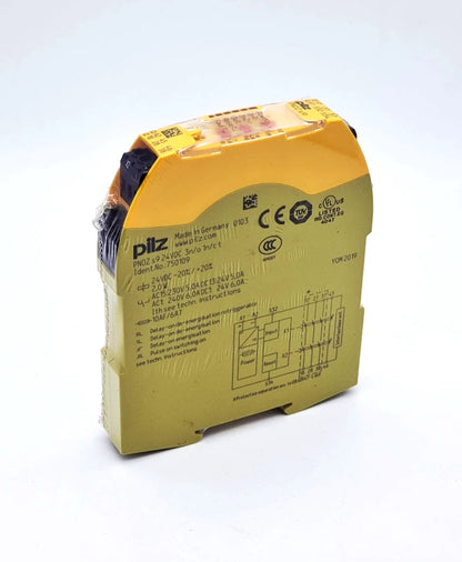 Pilz 750109 PNOZ s9 Sicherheitsschaltgerät 24VDC 3 n/o t 1 n/c t | sealed, original packaging, safety relay device.