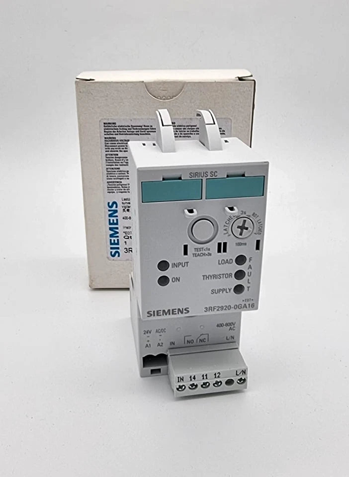 Siemens 3RF2920-0GA16 Lastüberwachung 20A 40C 400-600V/24V AC/DC SIRIUS series, new, original packaging