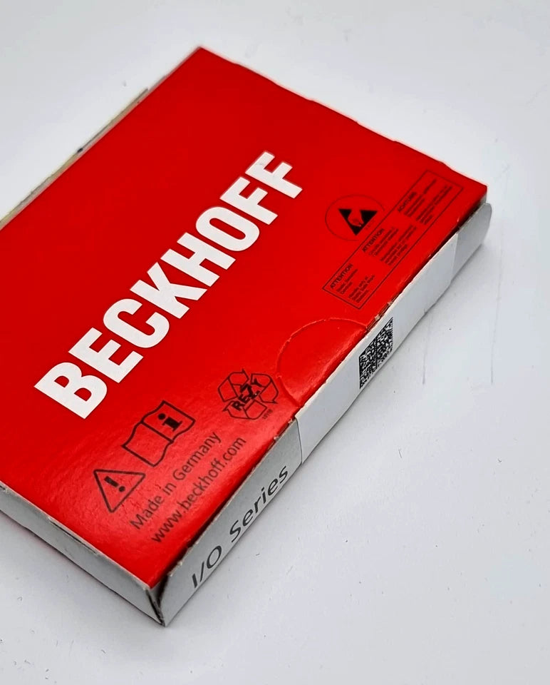 Beckhoff KL4002 Busklemme 2-Kanal-Analog-Ausgang Spannung, 0…10 V | sealed box, new and unopened packaging with Beckhoff branding.