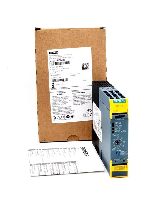 Siemens 3RM1307-1AA14 Wendestarter Failsafe 3RM1 with packaging and manual, 500 V, 0.55 - 3 kW, AC 110-230 V, screw connection.