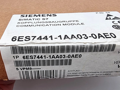 Siemens 6ES7441-1AA03-0AE0 Kopplungsbaugruppe CP441-1 SIMATIC S7 | sealed packaging
