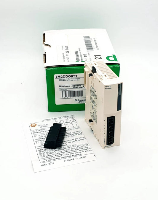Schneider Electric 399596 TM2DDO8TT output module M238, 8 outputs 24 V 